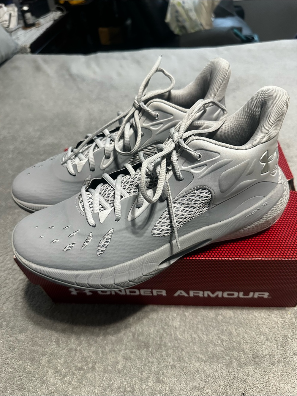 Under Armour Light Gray Men's Training Shoes